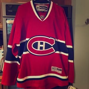 REEBOK MONTREAL CANADIENS PREMIER HOME JERSEY